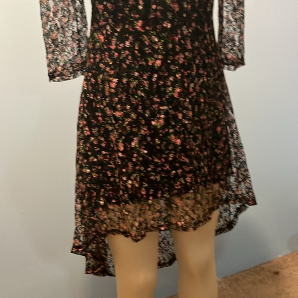 Florals black dress - Picture 3 of 5